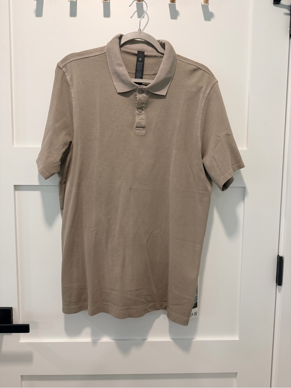 lululemon athletica Men's Polo Shirt in Taupe